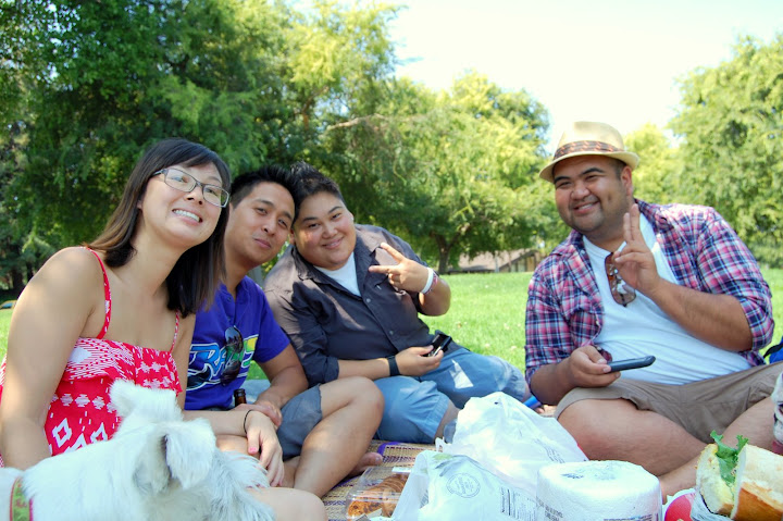 Having a picnic in the park was definitely a great way to end the weekend.