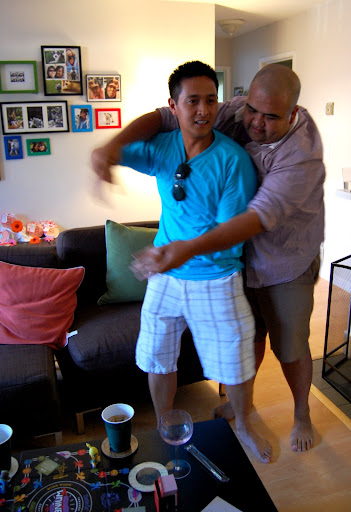 After a game of Partini, we brought out Cranium. Dont ask what they are doing!? ;)
