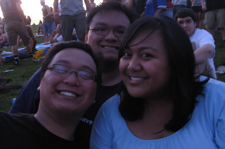 My brothers and I were excited to see Weezer!