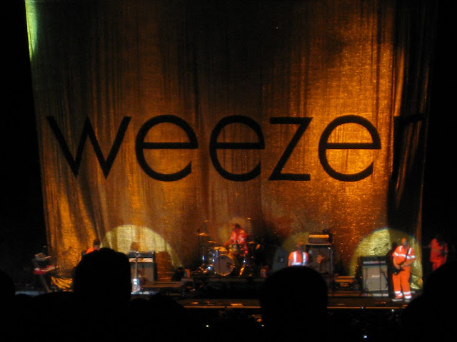 WEEZER! My throat hurts from singing and dancing around.