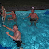 Nattbad i poolen