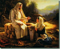 Christ - Samaritan Woman at Well 2 - Living Water - Simon Dewey