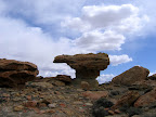 Balanced rock near Molen Seep Wash