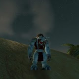 My first 60 in WoW: a sexy Tauren Shaman named Gankiskhan.  If you steal that name, I'll cut you.  (2005)