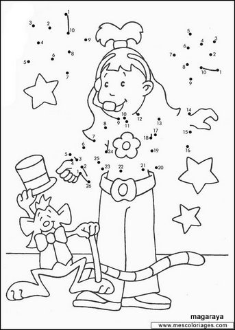 COMPLETAR DIBUJOS CON EL ORDEN DE LOS NUMEROS