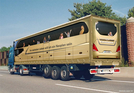 Creative Truck Advertisement