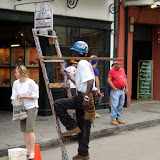 Example of a random street performer