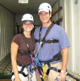 On Tuesday we took an excursion on a zip line through the rainforest.
