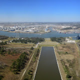 View from the top of the monument.  Houston waaaay off in the distance to the left.
