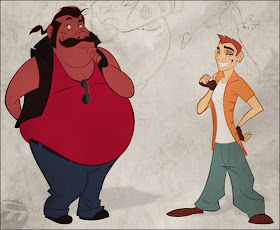 timao e pumba humanizados E se Timão e Pumba virassem humanos?