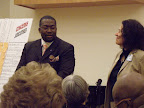 Rev. Jermaine Armour and Rev. Doris Hoskins close the evening with prayers