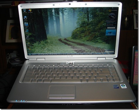 my new dell inspiron 1525 15.4inch screen notebook pc