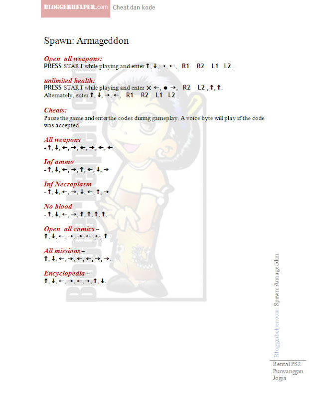 playstation cheat