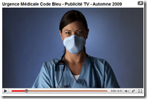Urgence médicale code bleu