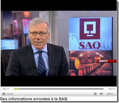 Informations erronées à la SAQ Informations erronées à la SAQ