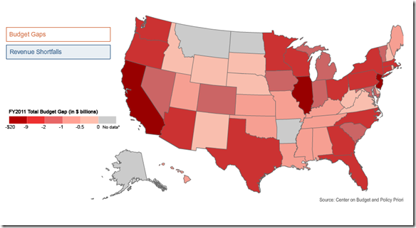 States Seek Fixes for Budget Woes