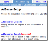AdSense setup