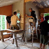 plastering