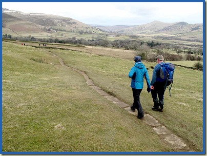 The Pennine Way above Barber Booth