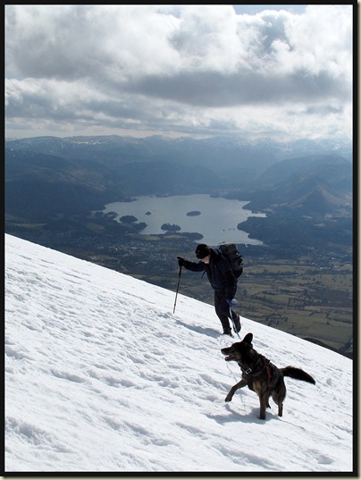 Ascending Skiddaw directly from Carlside Tarn