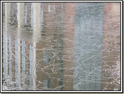 Ice on the Bridgewater Canal in Altrincham - 2/1/11