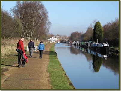 The refreshed towpath between Dane Road and Stretford