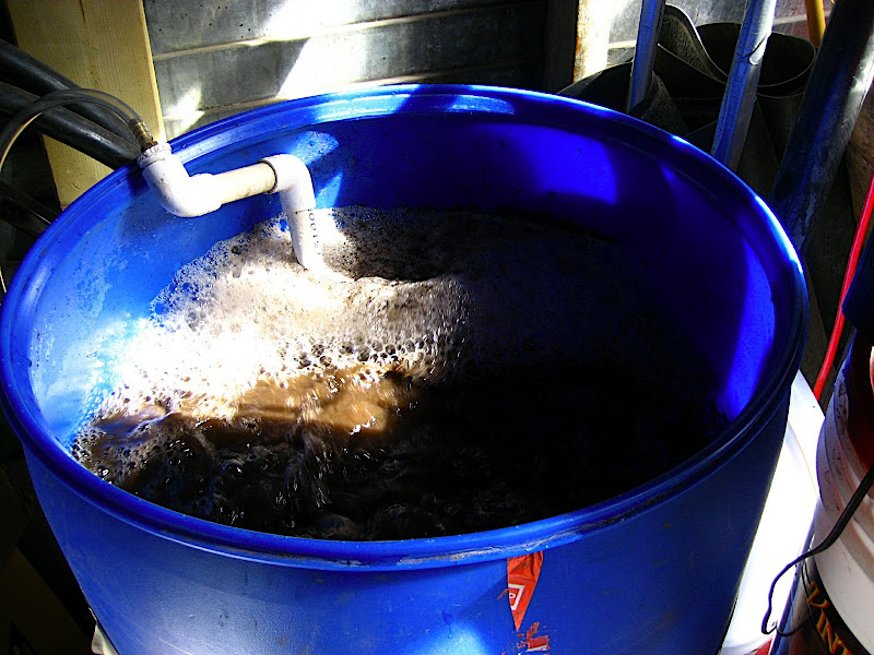 Actively Aerated Compost Tea Brewing