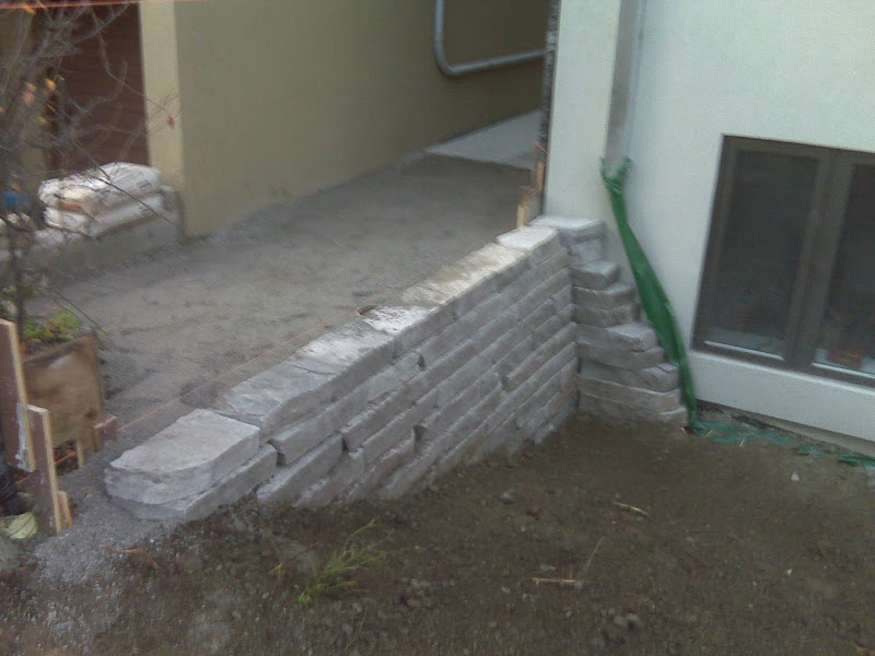 Armour Stone Retaining Wall