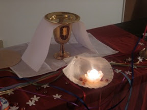 One of our daily Eucharists