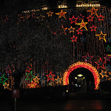 Bright lights on St Paul's hospital.