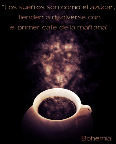 lagrimas sobre el cafe