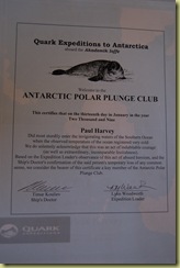 Plunge Certificate