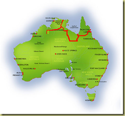 Australia Map Turkey Creek