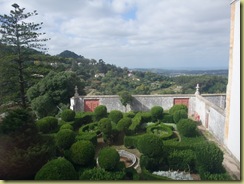 Palace view over gardens