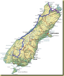 South Island to Te Anau