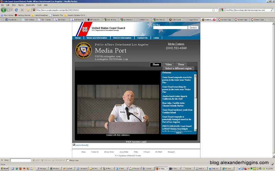 http://uscglosangeles.com is the same site as Deepwater Water Horizon site id 834 http://uscglosangeles.com is the same site as Deepwater Water Horizon site id 834