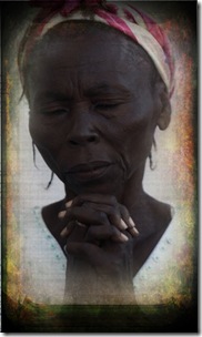Woman in prayer