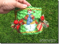 artemelza - decoupage em palha de milho