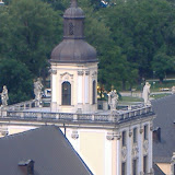 Remember those statues I took photos of?  Here they are from another tower...