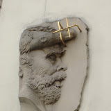 We weren't sure what was going on with this relief sculpture...