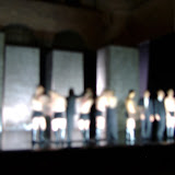 Fuzzy shot of the CALIGULA cast