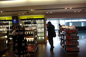 Jiv prowls the duty free