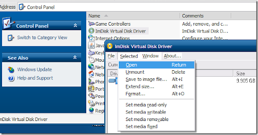 ImDisk 1.6.0 - Virtual disk driver for Windows ImDisk 1.6.0 - Virtual disk driver for Windows