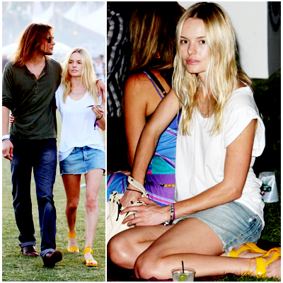 Kate Bosworth and James Rousseau at Coachella Music Festival / Day 3 Kate Bosworth and James Rousseau at Coachella Music Festival / Day 3