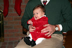 All dressed up for her first Christmas