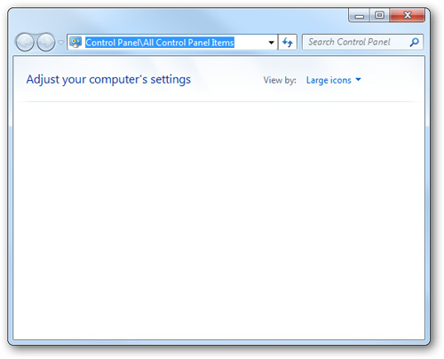 Giấu bớt những thành phần Control Panel trong Windows 7 - thuthuat.easyvn.net Giấu bớt những thành phần Control Panel trong Windows 7