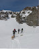 llegando al collado del sein