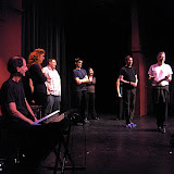 The Players Warm Up for the Show