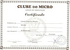 Certificado do meu curso de DOS :P