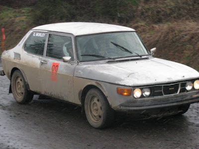 Saab Rally Car At DooWop Rally 2009 Saab Rally Car At DooWop Rally 2009